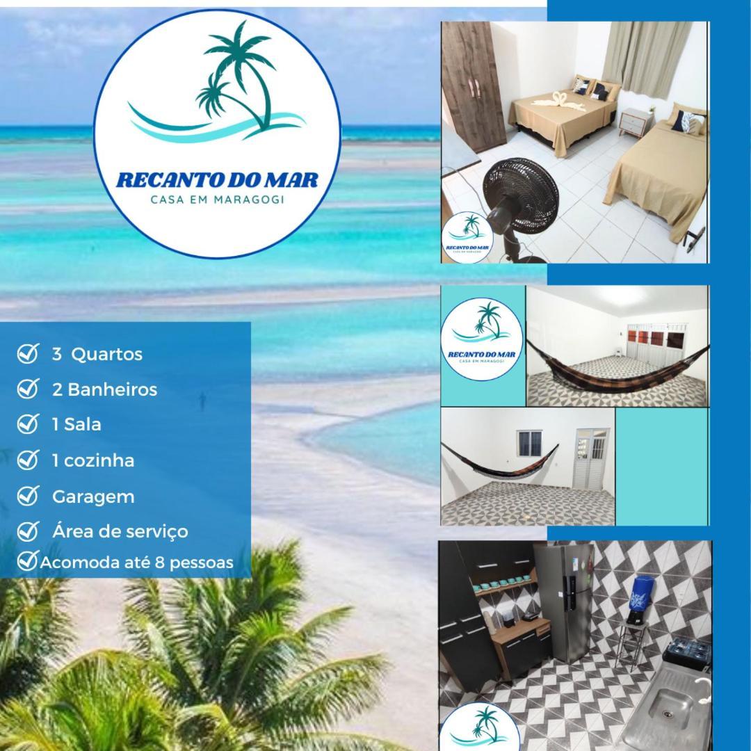 Recanto Do Mar- Casa Em Maragogi Exteriör bild